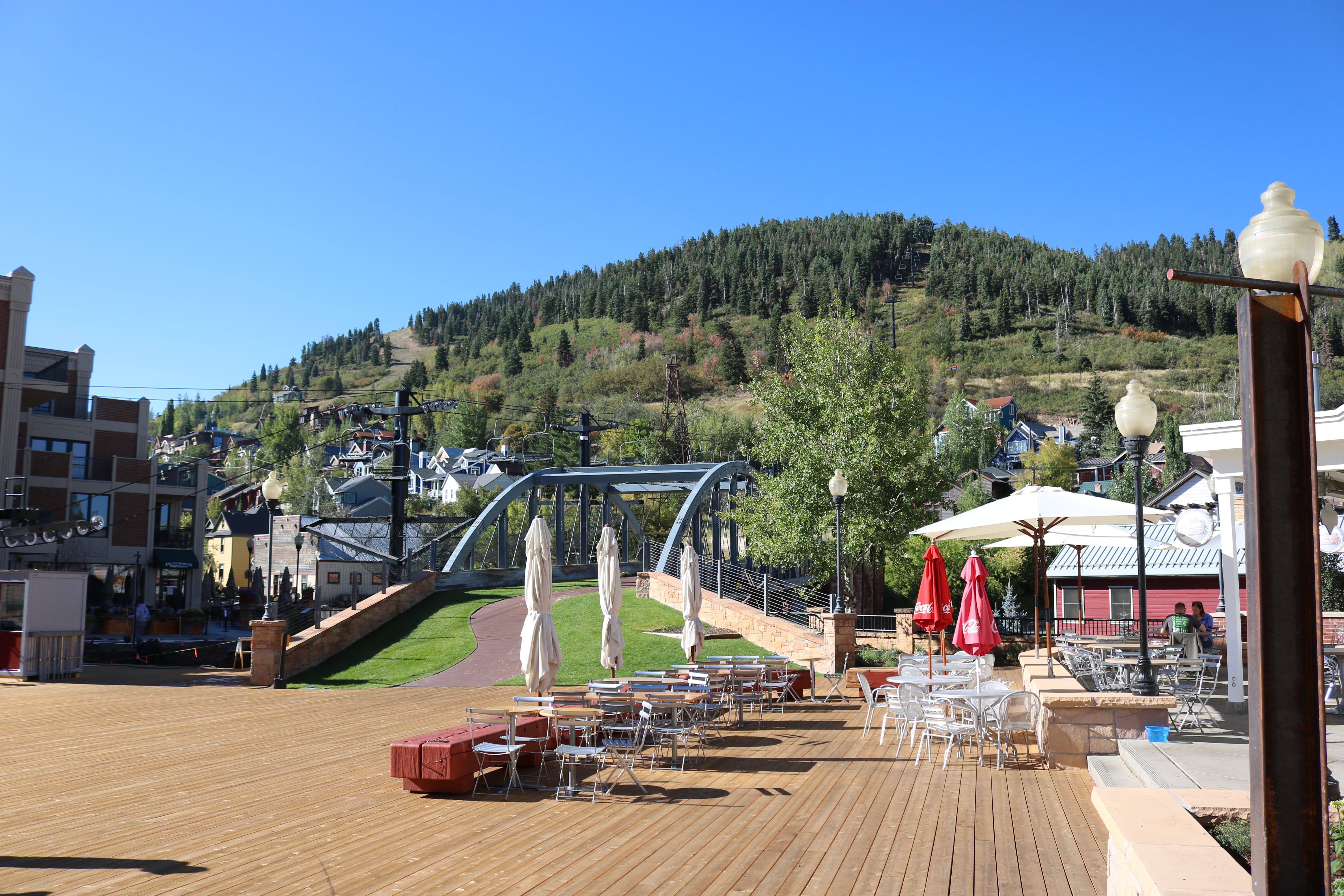 View of the Town Lift in Old Town Park City